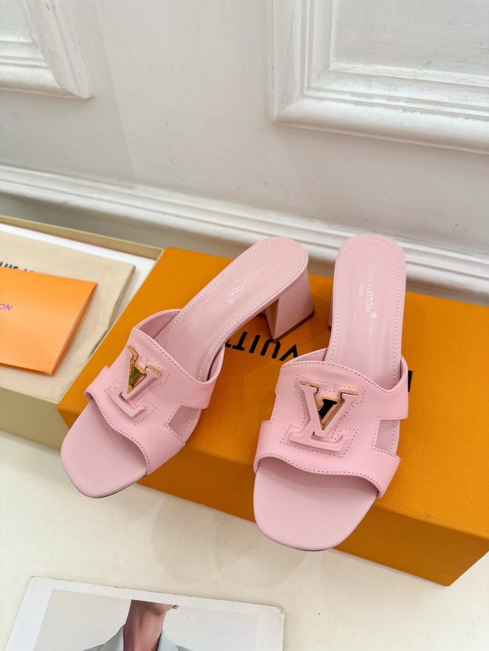 Louis Vuitton Womens Shoes Sandals Slippers Luxury Brand LV Isola Flat Mule 5cm Heel with Original Box Whatsapp 【+1-3239614486】