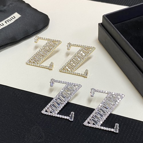 Miumiu Luxury Brand Womens Earring with Original Box Whatsapp 【+1-3239614486】