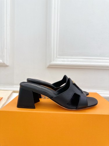 Louis Vuitton Womens Shoes Sandals Slippers Luxury Brand LV Isola Flat Mule 5cm Heel with Original Box Whatsapp 【+1-3239614486】