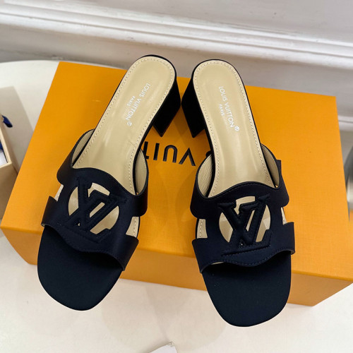 Louis Vuitton Womens Shoes Sandals Slippers Luxury Brand LV Isola Flat Mule 5cm Heel with Original Box Whatsapp 【+1-3239614486】