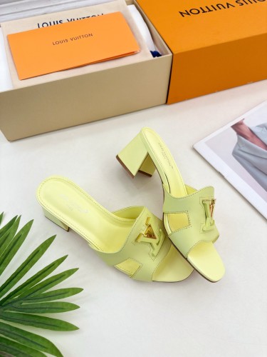 Louis Vuitton Womens Shoes Sandals Slippers Luxury Brand LV Isola Flat Mule 5cm Heel with Original Box Whatsapp 【+1-3239614486】