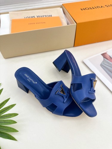 Louis Vuitton Womens Shoes Sandals Slippers Luxury Brand LV Isola Flat Mule 5cm Heel with Original Box Whatsapp 【+1-3239614486】