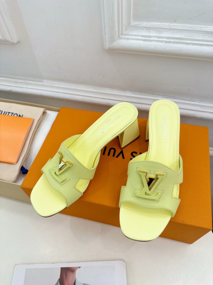 Louis Vuitton Womens Shoes Sandals Slippers Luxury Brand LV Isola Flat Mule 5cm Heel with Original Box Whatsapp 【+1-3239614486】