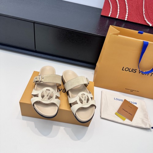 Louis Vuitton Womens Shoes Sandals Slippers Luxury Brand LV Isola Comfort Sandal 1AJOWB with Original Box Whatsapp 【+1-3239614486】