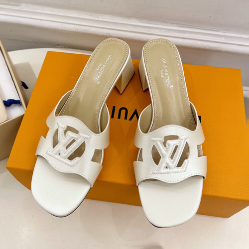 Louis Vuitton Womens Shoes Sandals Slippers Luxury Brand LV Isola Flat Mule 5cm Heel with Original Box Whatsapp 【+1-3239614486】