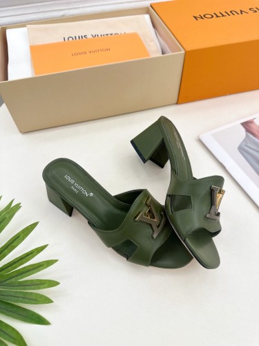 Louis Vuitton Womens Shoes Sandals Slippers Luxury Brand LV Isola Flat Mule 5cm Heel with Original Box Whatsapp 【+1-3239614486】