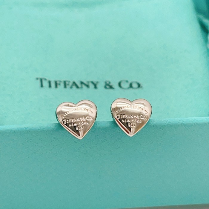 Tiffany Co  Luxury Womens Heart Earring with Original Box Whatsapp 【+1-3239614486】TE029