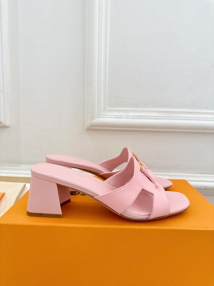 Louis Vuitton Womens Shoes Sandals Slippers Luxury Brand LV Isola Flat Mule 5cm Heel with Original Box Whatsapp 【+1-3239614486】