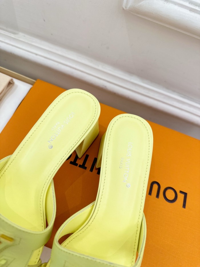 Louis Vuitton Womens Shoes Sandals Slippers Luxury Brand LV Isola Flat Mule 5cm Heel with Original Box Whatsapp 【+1-3239614486】