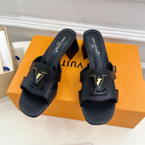 Louis Vuitton Womens Shoes Sandals Slippers Luxury Brand LV Isola Flat Mule 5cm Heel with Original Box Whatsapp 【+1-3239614486】