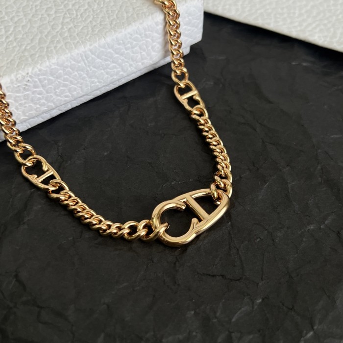 Dior Luxury Brand Men Womens Necklace 52CM with Original Box Whatsapp 【+1-3239614486】