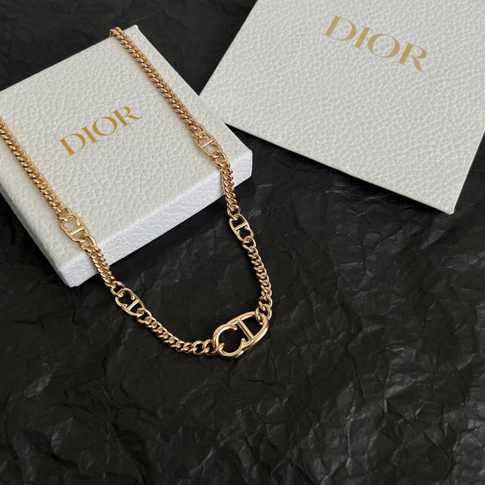 Dior Luxury Brand Men Womens Necklace 52CM with Original Box Whatsapp 【+1-3239614486】