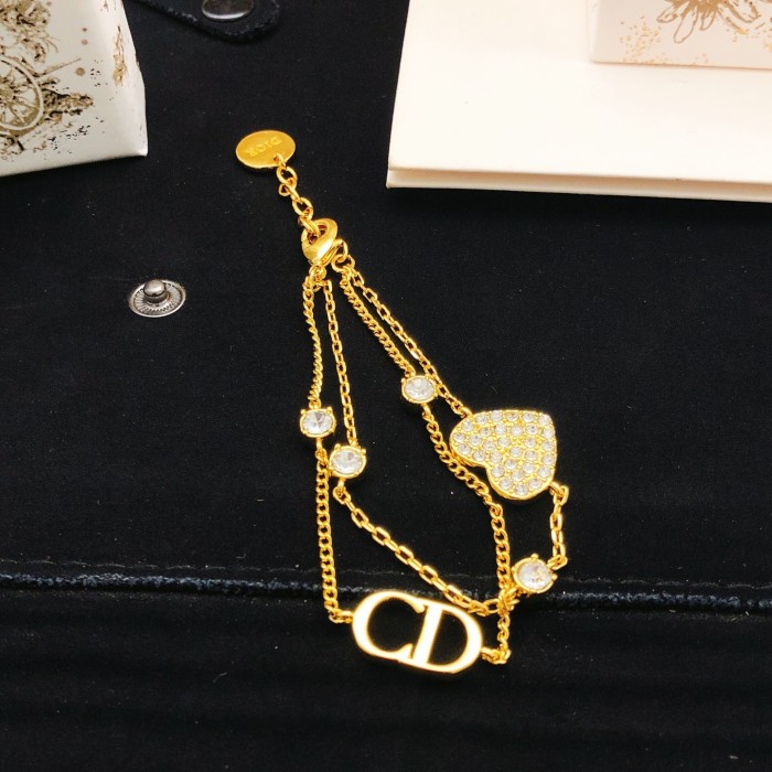 Dior Luxury Brand Womens Bracelet with Original Box Whatsapp 【+1-3239614486】DSL0136