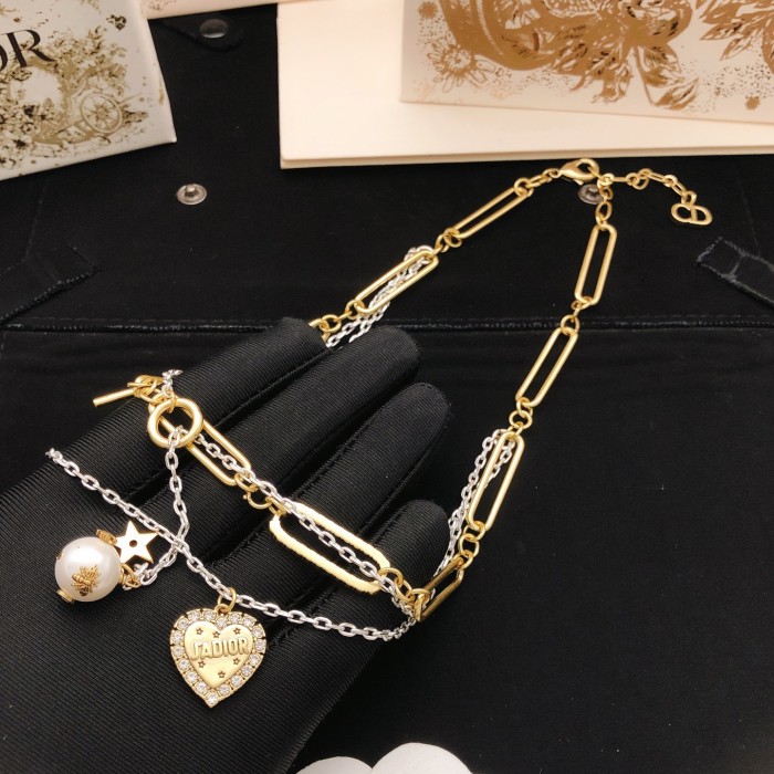 Dior Luxury Brand Womens Necklace with Original Box Whatsapp 【+1-3239614486】 DXL0163