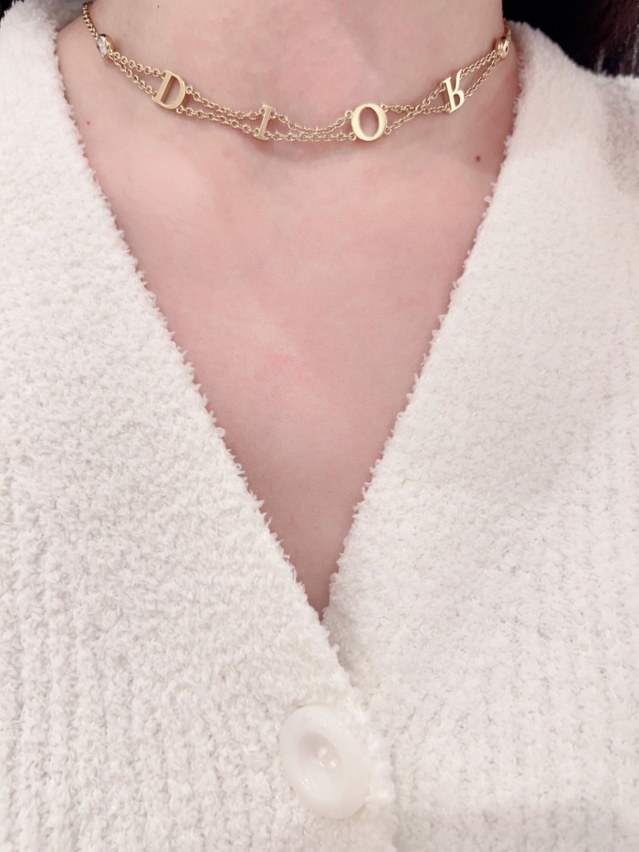 Dior Luxury Brand Womens Necklace with Original Box Whatsapp 【+1-3239614486】DXL0221