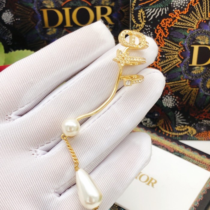 Dior Luxury Brand Womens Single Earring with Original Box Whatsapp 【+1-3239614486】DED0173