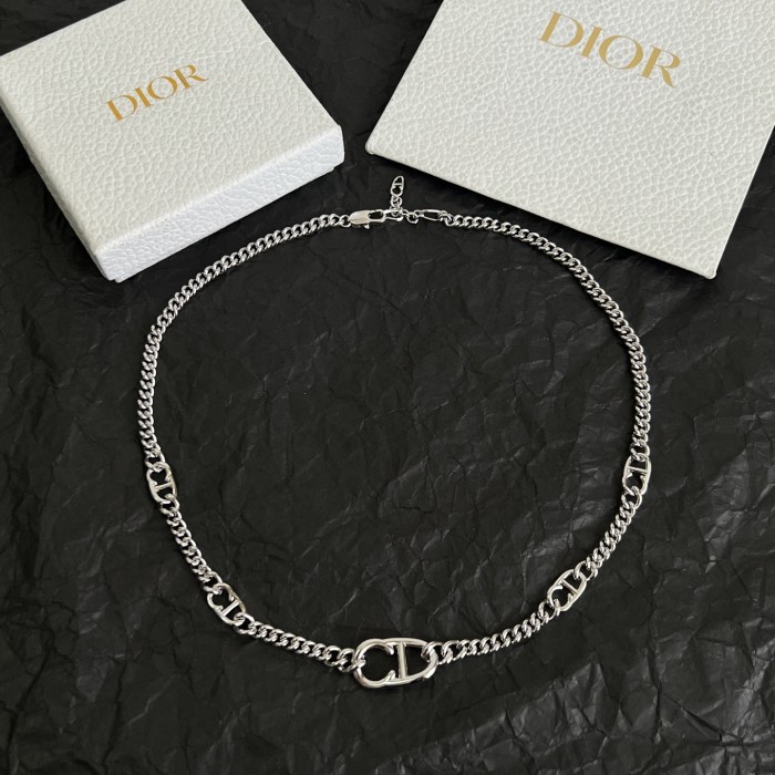 Dior Luxury Brand Men Womens Necklace 52CM with Original Box Whatsapp 【+1-3239614486】