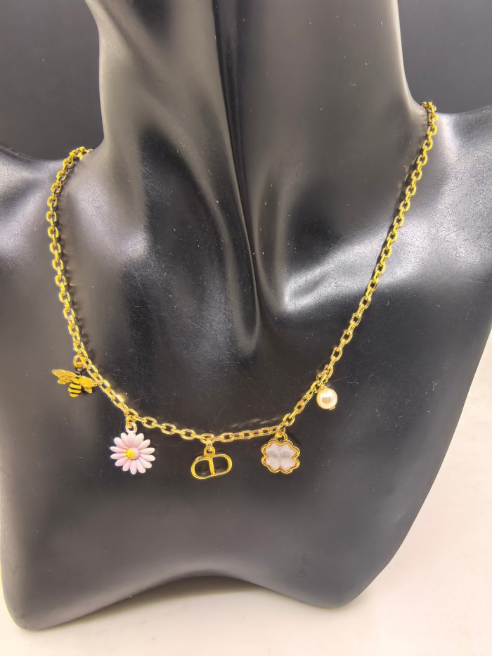 Dior Luxury Brand Womens Necklace with Original Box Whatsapp 【+1-3239614486】