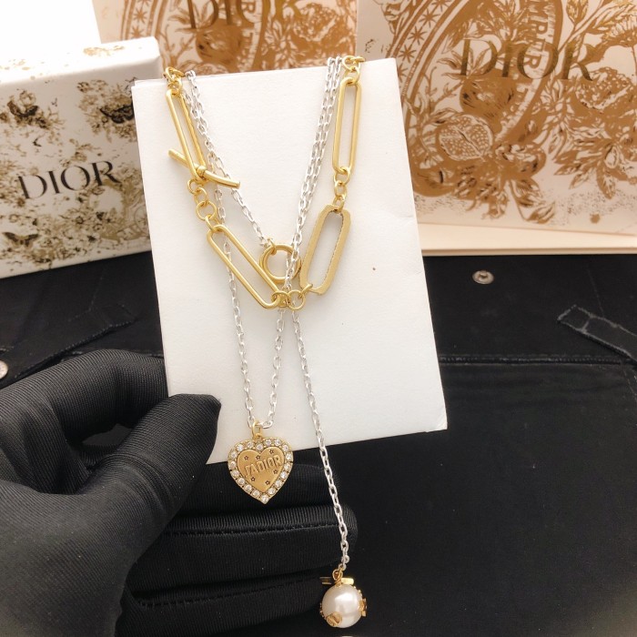 Dior Luxury Brand Womens Necklace with Original Box Whatsapp 【+1-3239614486】 DXL0163