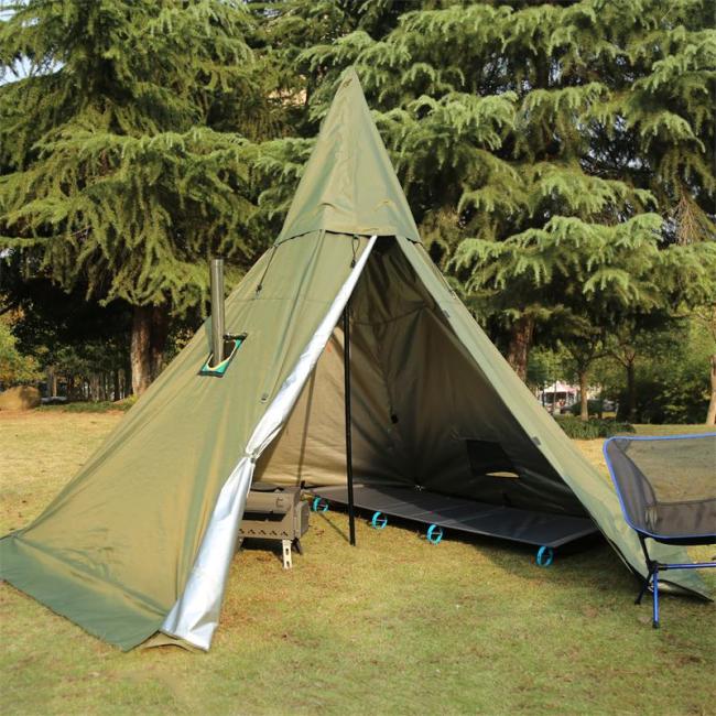 HEX Hot Tent with Wood Stove Jack 2-3 Person