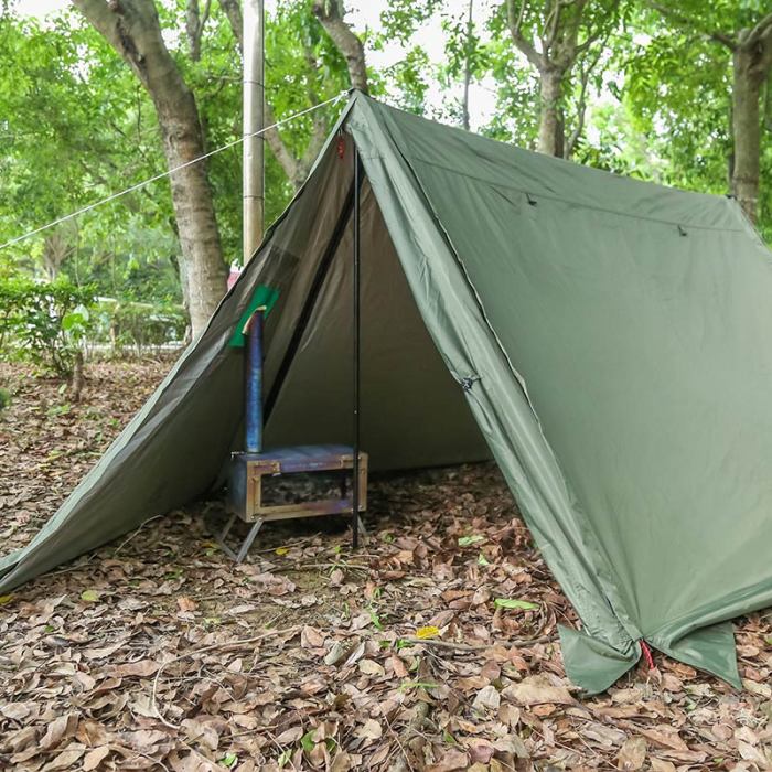 FORT Hot Tent, Hot Shelter, Backwoods Bungalow with Wood Stove Jack 4 ...