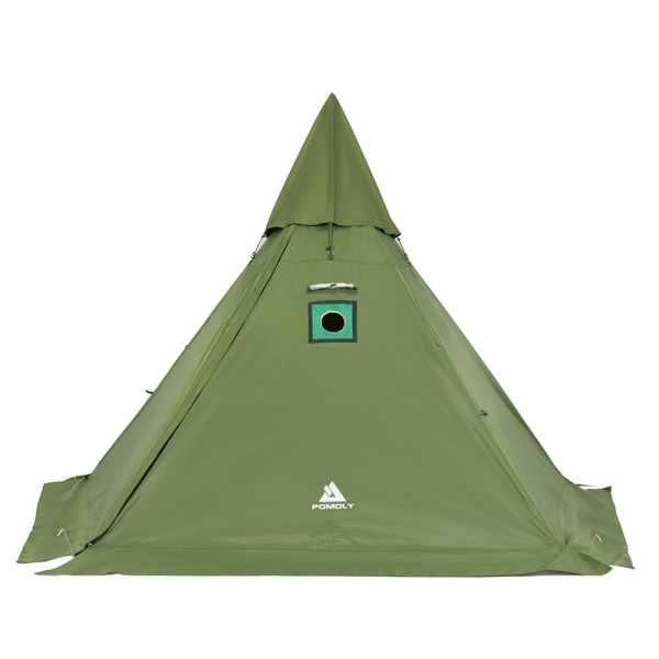 Teepee Hot Tent With Wood Stove Jack for Camping 4 Season ...