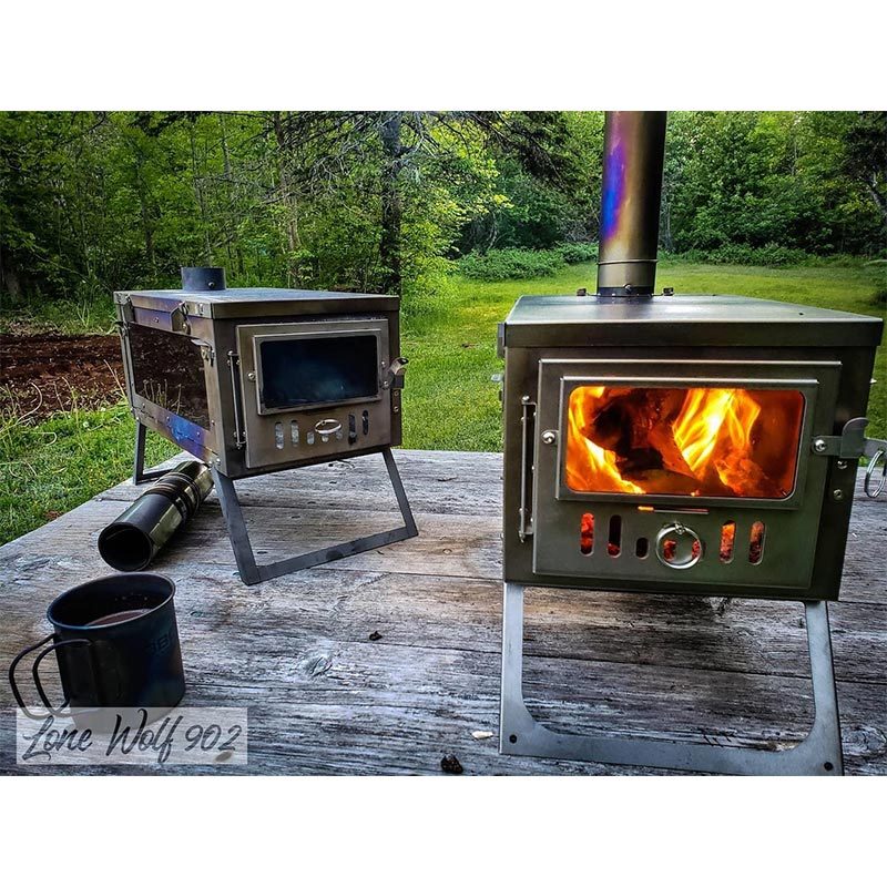 T1 Stove Wood Stoves for Hot Tent Titanium Tent Stoves for Camping
