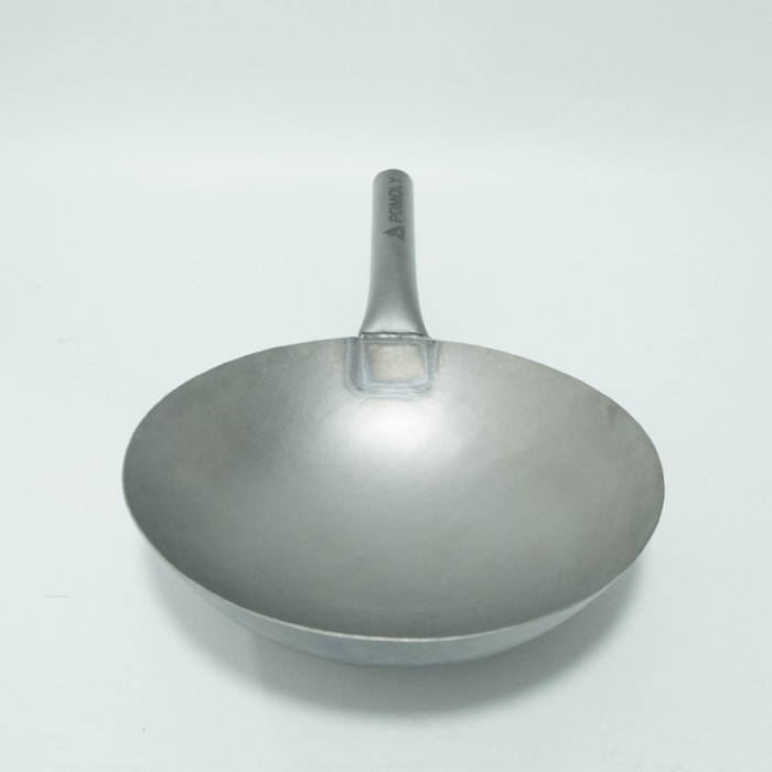 POMOLY Titanium Camping Cooking Wok - Cantonese Traditional Style