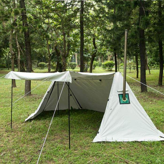 FORT Hot Tent, Hot Shelter, Backwoods Bungalow with Wood Stove Jack 4 Season  | POMOLY