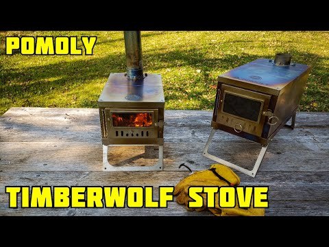 【Pre Order】TIMBER Wolf Ultralight Tent Stove Titanium for Solo Camping | Lonewolf 902 Signature