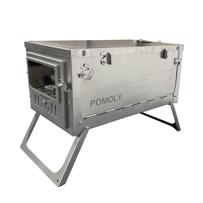 POMOLY Titanium Folding Portable Ovens Hot Tent Stoves