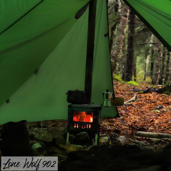 POMOLY T1 FLAME Stove | Titanium Tent Stove for Camping | 2021 New Version