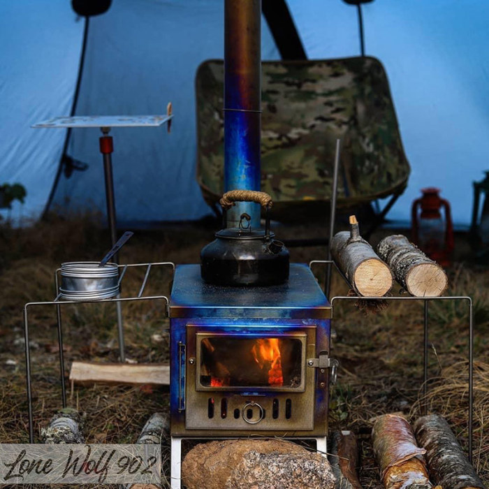 T1 PERSPECTIVE Stove | Titanium Wood Stove for Hot Tent [ Out Of Stock ]