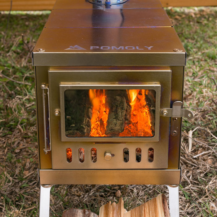 TIMBER 3 | Titanium Tent Stove for Hot Tent Camping | POMOLY