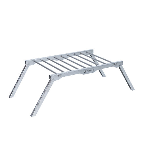 TG Grill Ultralight Titanium Folding Cooking Grate | POMOLY