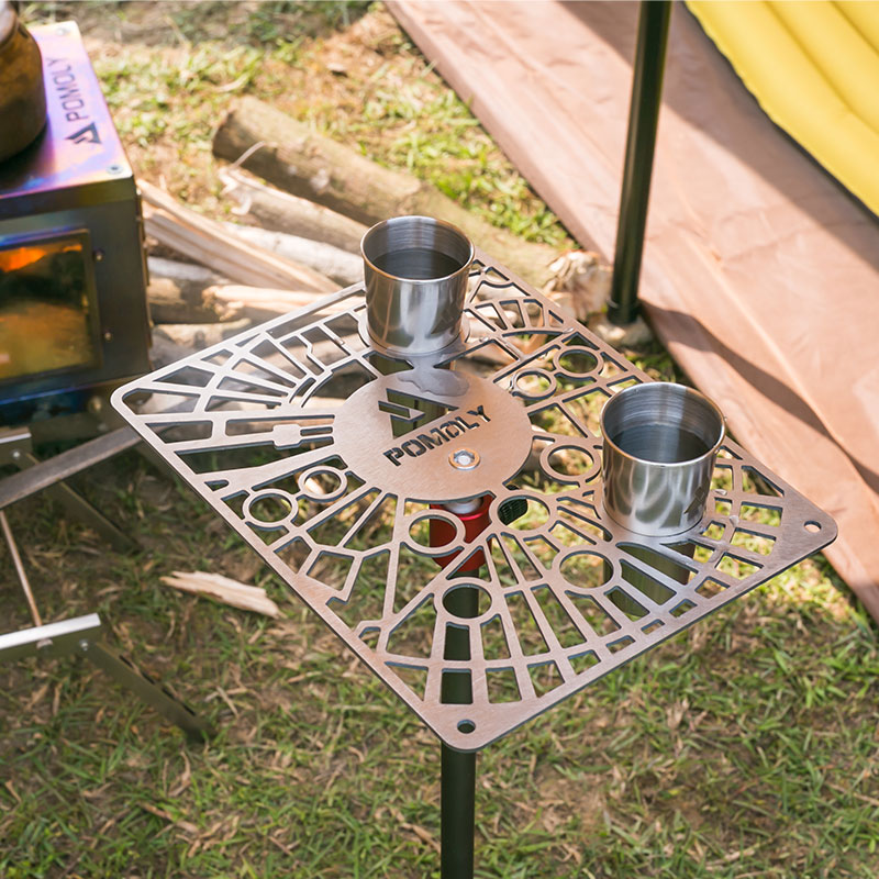 Portable Titanium Table for Camping Hiking and Finshing Portable Titanium Table for Camping Hiking and Finshing