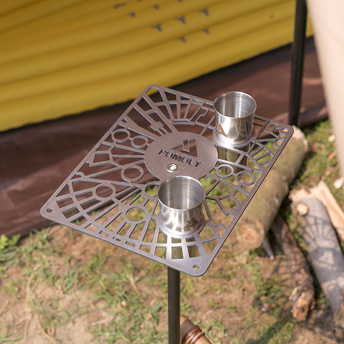 G2 Gimbal Table | Titanium Table for Hiking and Camping | POMOLY