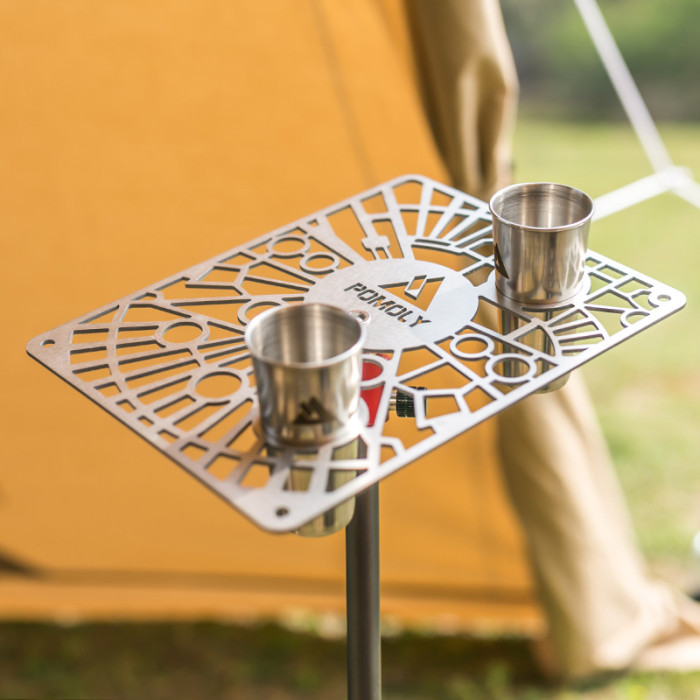 Vader fage Peregrination schedel Portable Titanium Table for Camping Hiking and Finshing