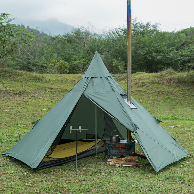 POMOLY HUSSAR Lightweight Tent with Wood Stove Jack