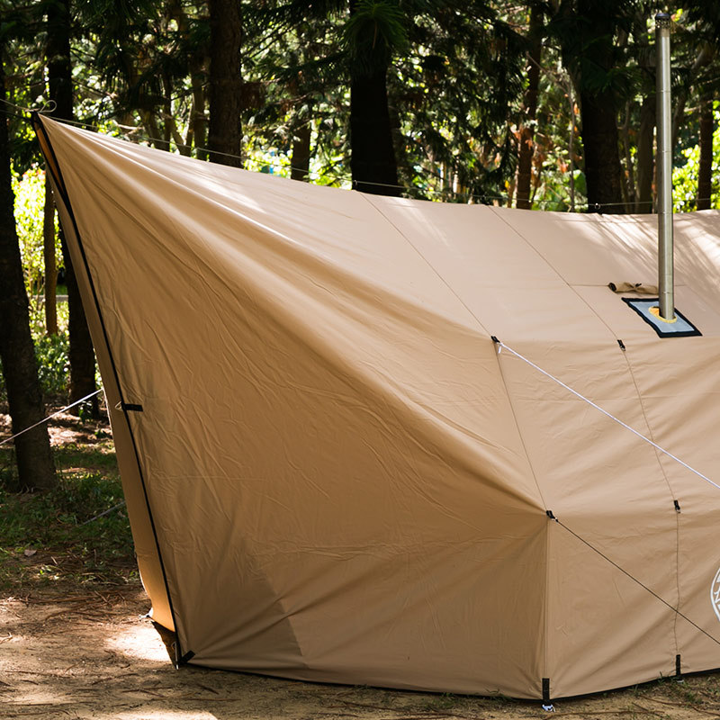 Canvas Hammock Hot Tent with Stove Jack Anti scalding Camping Shelter