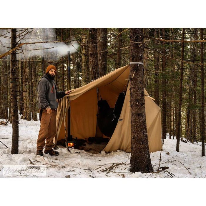 Rhombus Hammock Hot Tarp | Lonewolf902 Canvas Hot Shelter for Hammock Camping | Lonewolf902 Design 2022