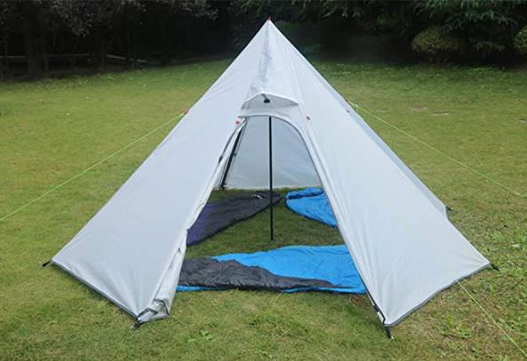 preself 3 Person Lightweight Tipi Hot Tent