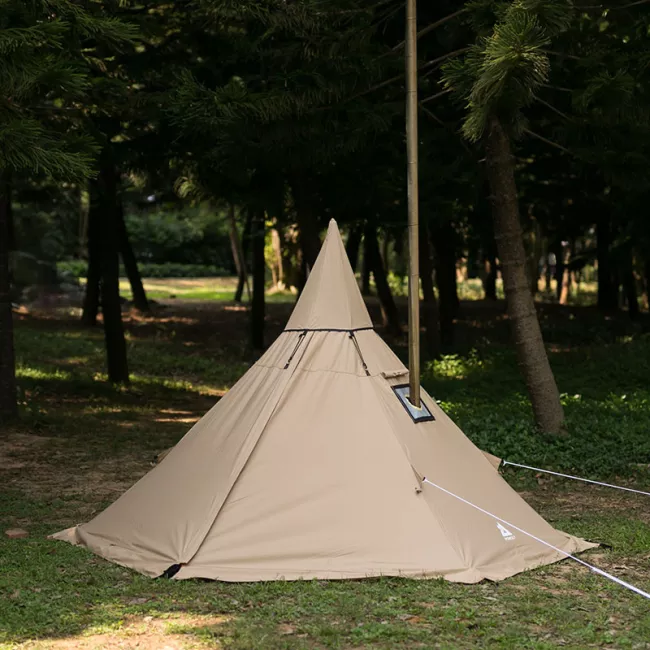 YARN Solo Canvas Hot Tent with Wood Stove Jack