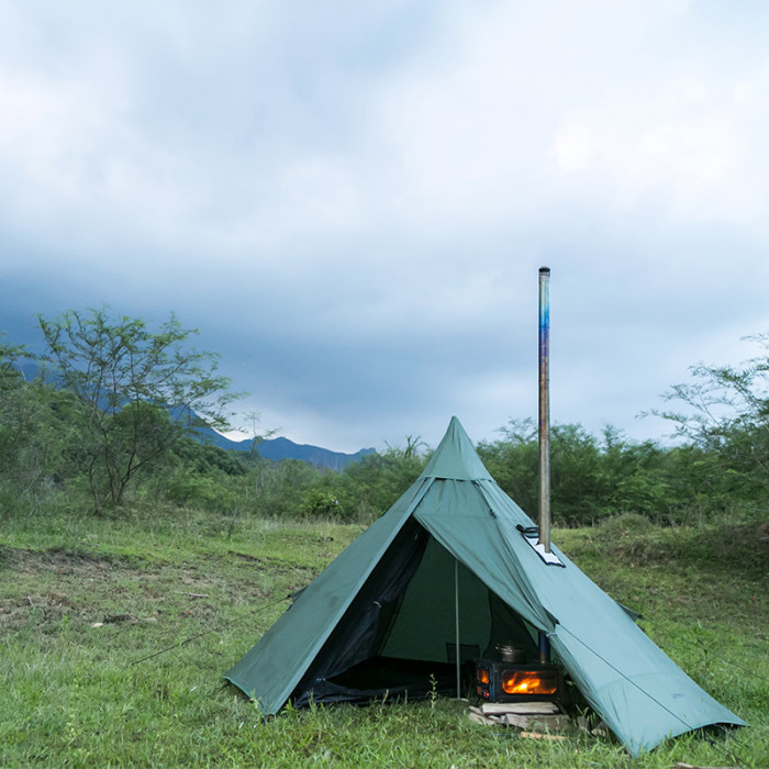 tent wood stove