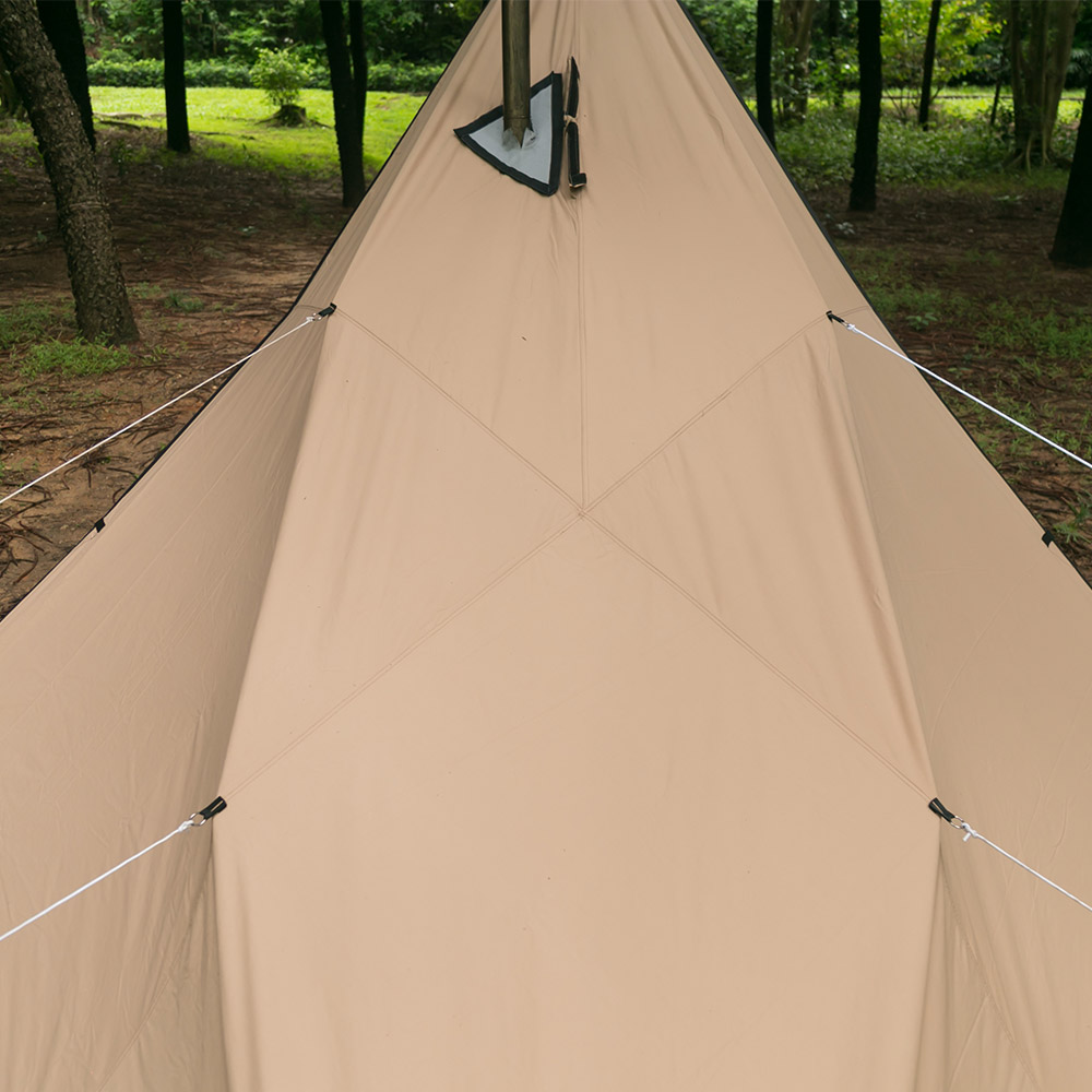 Canvas Shelter with Stove Jack for Solo Bushcraft and Camping Canvas Shelter with Stove Jack for Solo Bushcraft and Camping