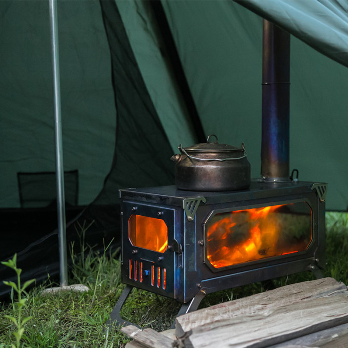 tent wood stove