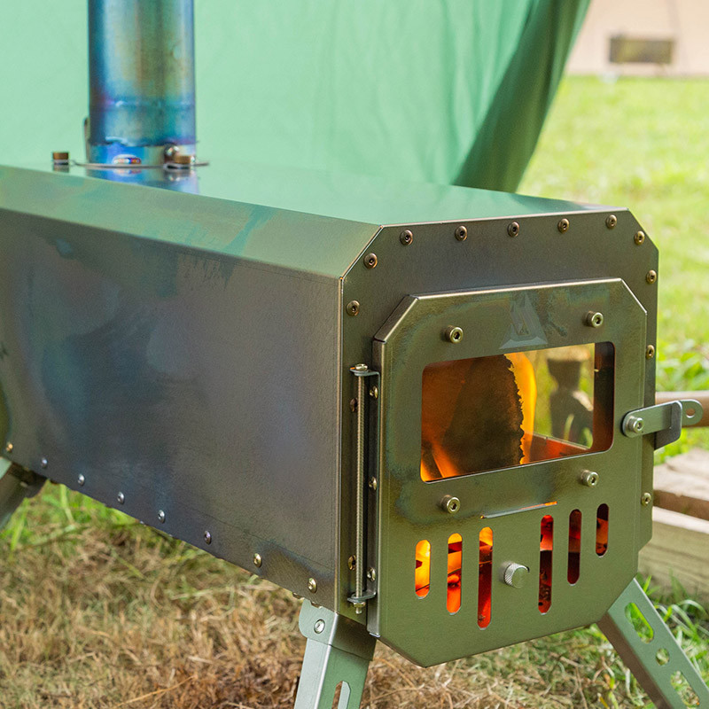 Ultralight Tent Stove Titanium Wood Stove for Camping