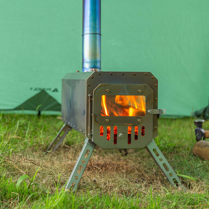 Traveller Wood Stove | Ultralight Titanium Tent Stove 3.3 lbs