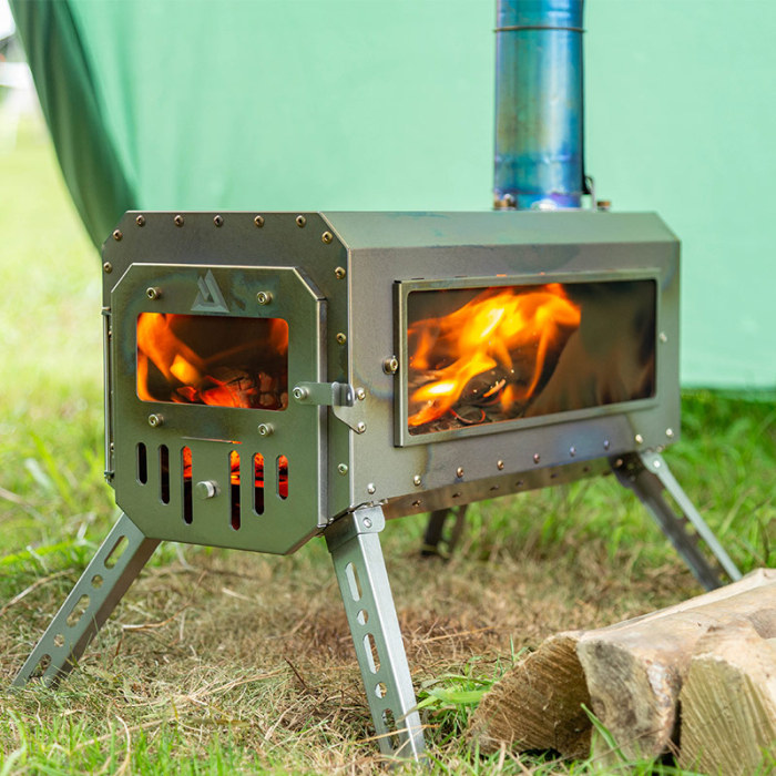 Traveller Wood Stove | Ultralight Titanium Tent Stove 3.3 lbs | 2021 New Series | In Stock
