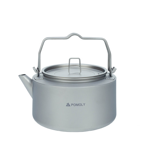 POMOLY Titanium Kettle 1.0L | Ultralight Backpacking Coffee Pot | New Arrival 2021